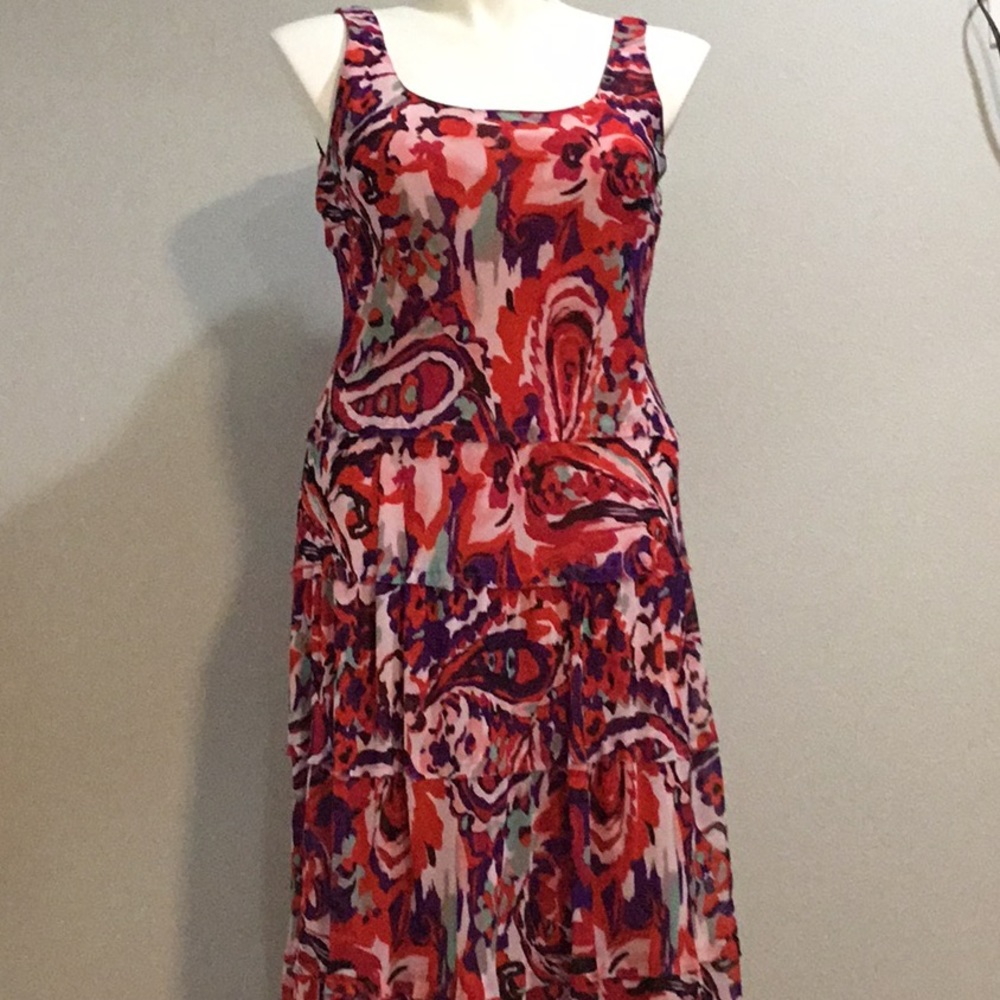 Nine West fully lined pullover dress. Size 14.